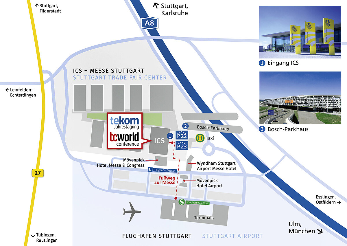 How to get to the tcworld conference 